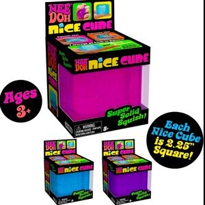 Schylling 3 Nee Doh Nice Cubes - New Toys & Collectibles